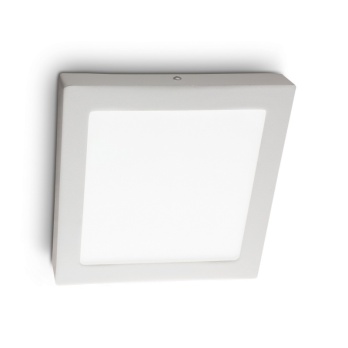Настенно-потолочный светодиодный светильник Ideal Lux Universal 18W Square Bianco 138640